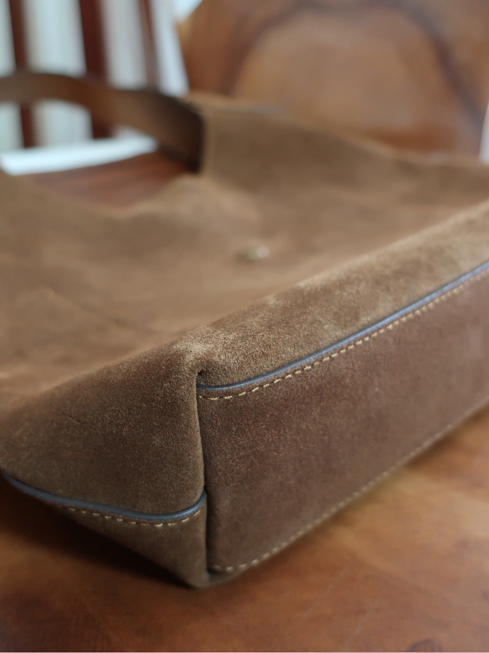 COACH Brown Suede Shoulder Hobo Bag - Picture 10 of 16